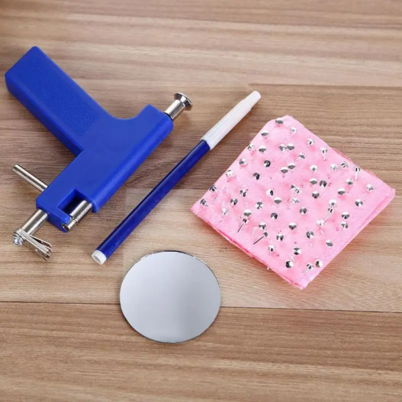 1 комплект профессиональный набор для Пирсинга Ушей женщин и мужчин серьги пушки