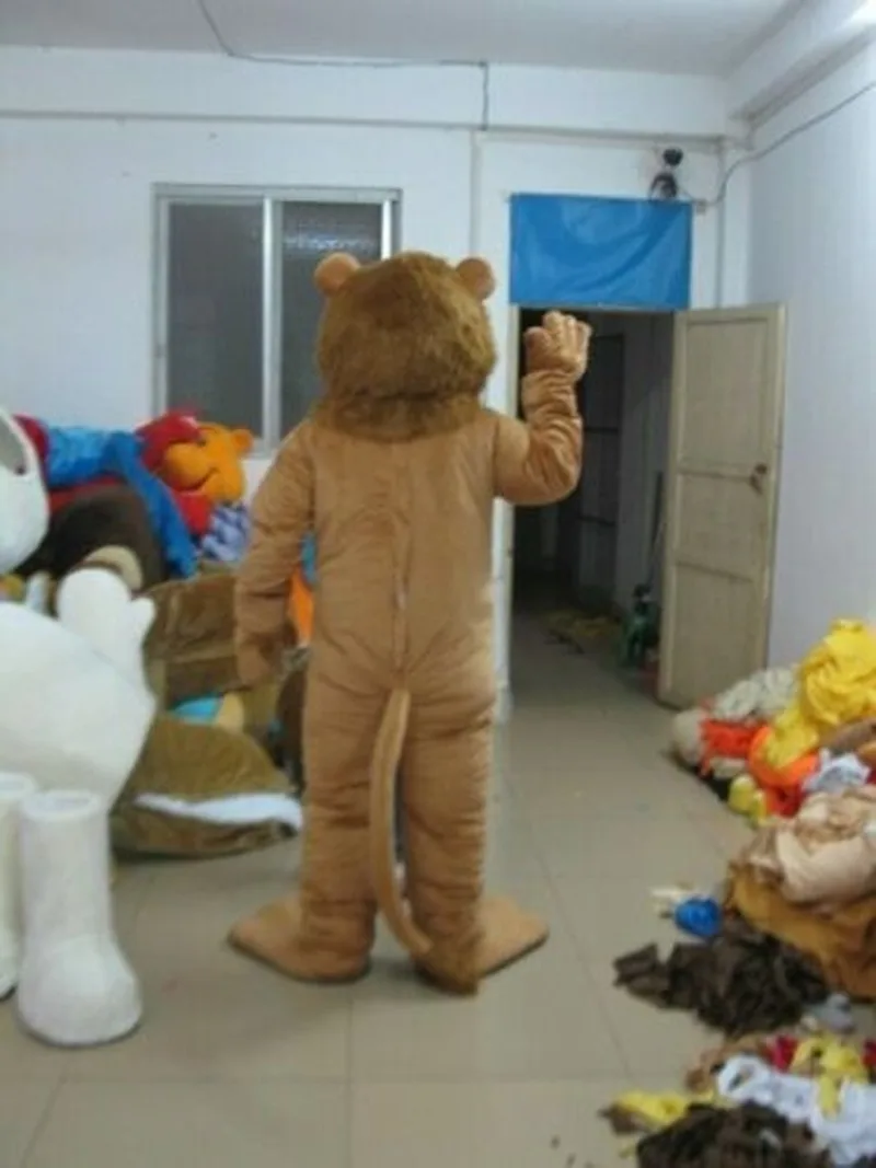 Костюм талисман бурый медведь пушистый костюм одежда для косплея вечеринки