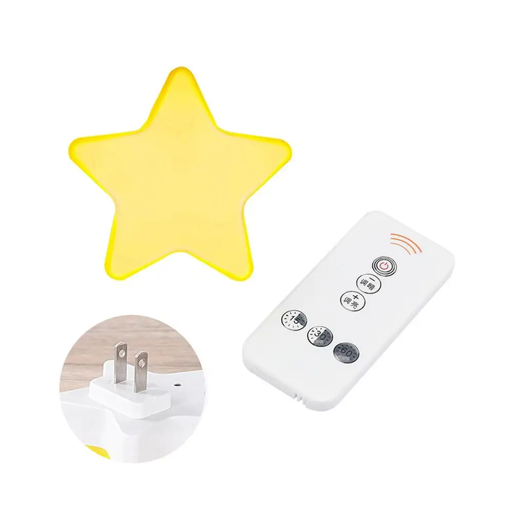 Светодиодный подключаемый Ночной светильник с дистанционным управлением