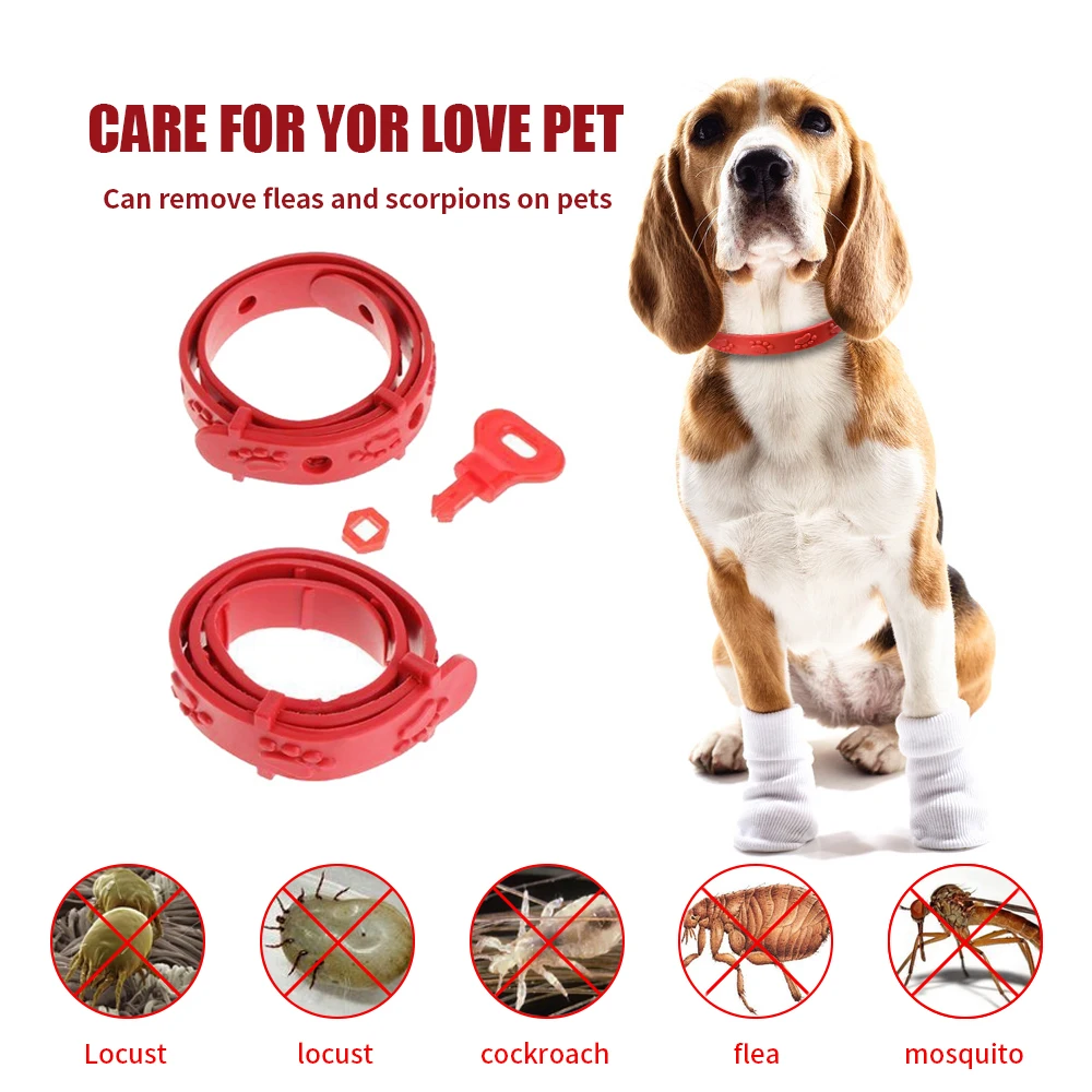 Ошейник для собак от блох открытый регулируемый ошейник питомцев аксессуары