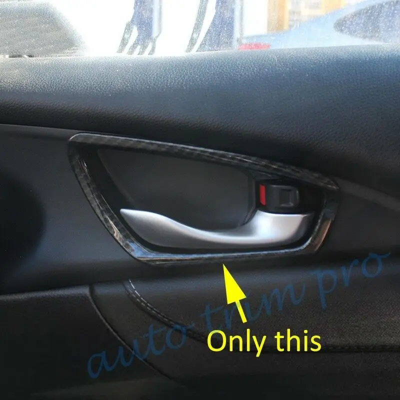 Подходит для Honda Civic Sedan 10th накладка на внутреннюю дверную ручку Trim mould 2016 2017 2018 2019