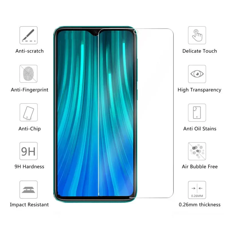 Защитное стекло для Xiaomi Mi 11 10t Redmi Note Pro 9s 9t 9 8 7 8t 9c Nfc 9a 8a защитная пленка экрана 3 шт. -