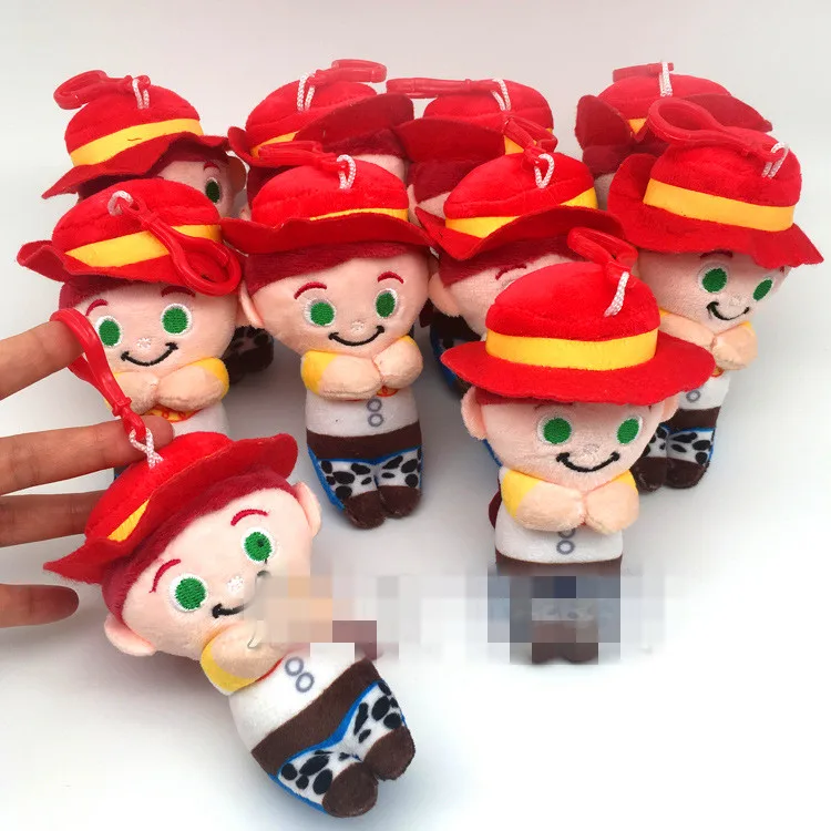 20 шт./лот 12 см Плюшевые игрушки История 4 Вуди и Джесси Buzzy куклы peluches брелок pelucia