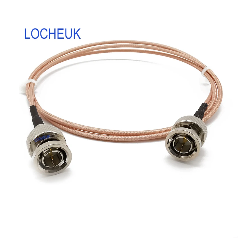 Радиочастотный коаксиальный кабель с разъемом BNC папа-папа 75 Ом RG179 Удлинительный