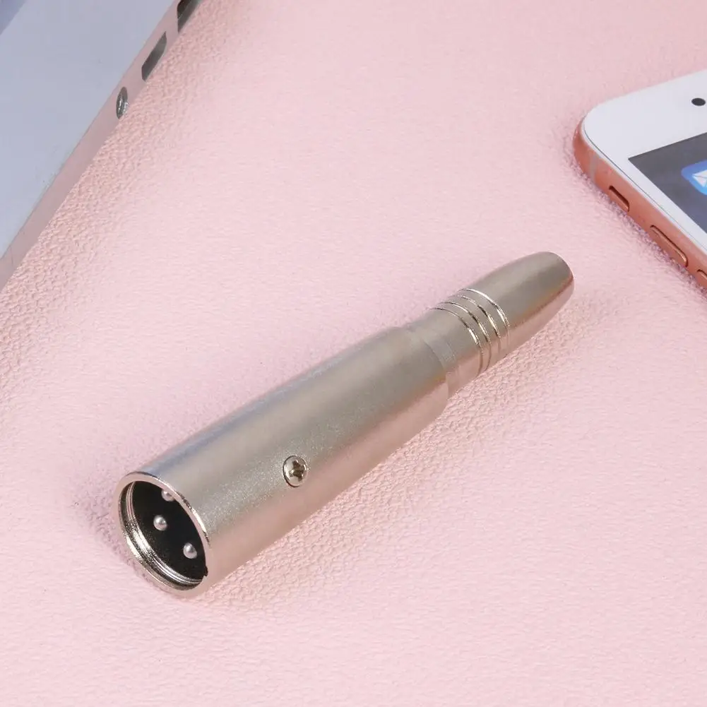 XLR 3Pin штекер до 6 35 мм гнездо Аудио Адаптер цинковый сплав оболочка разъем