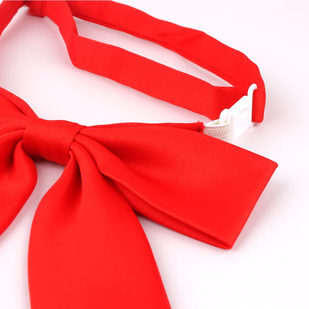 New Solid Bow Ties For Women Polyester Cravats Fashion Bowtie for Party Groom Butterfly Adult Black Red Bowties | Аксессуары для