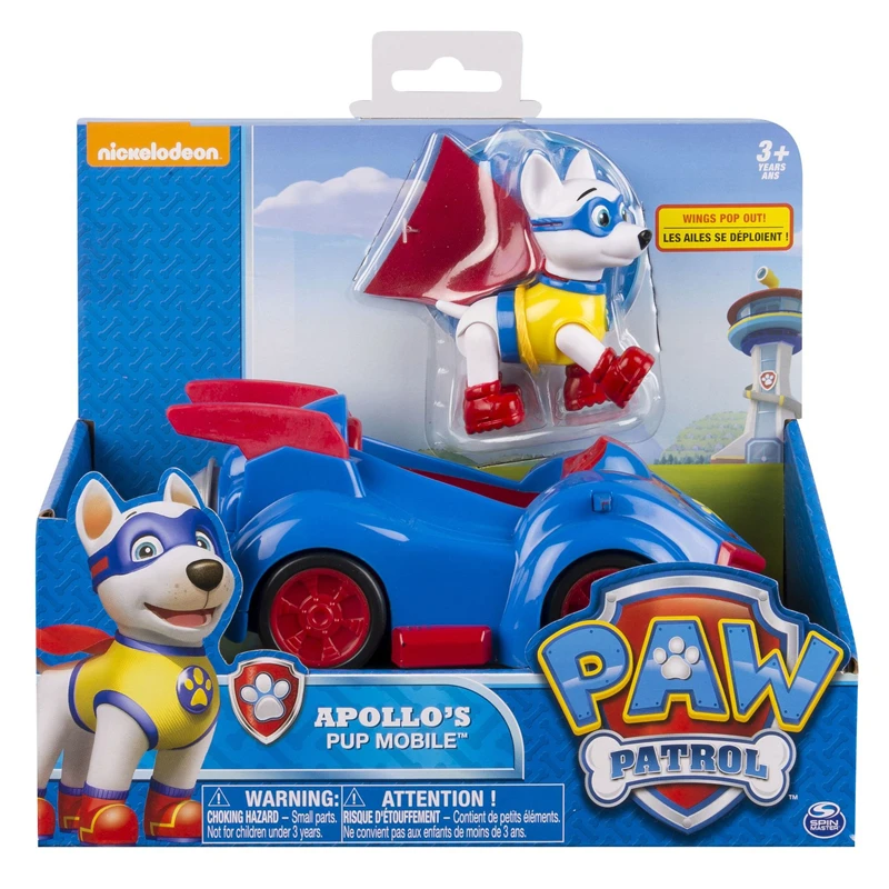 

Genuine Paw Patrol Toy Set Toy Car Everest Apollo Tracker Ryder Skye Scroll Action Figure Anime Model Children's Toys
