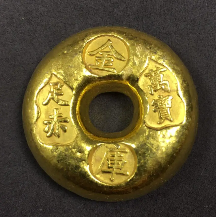 

Коллекция, статуя из чистой латуни, золотой слиток, маленькие поделки