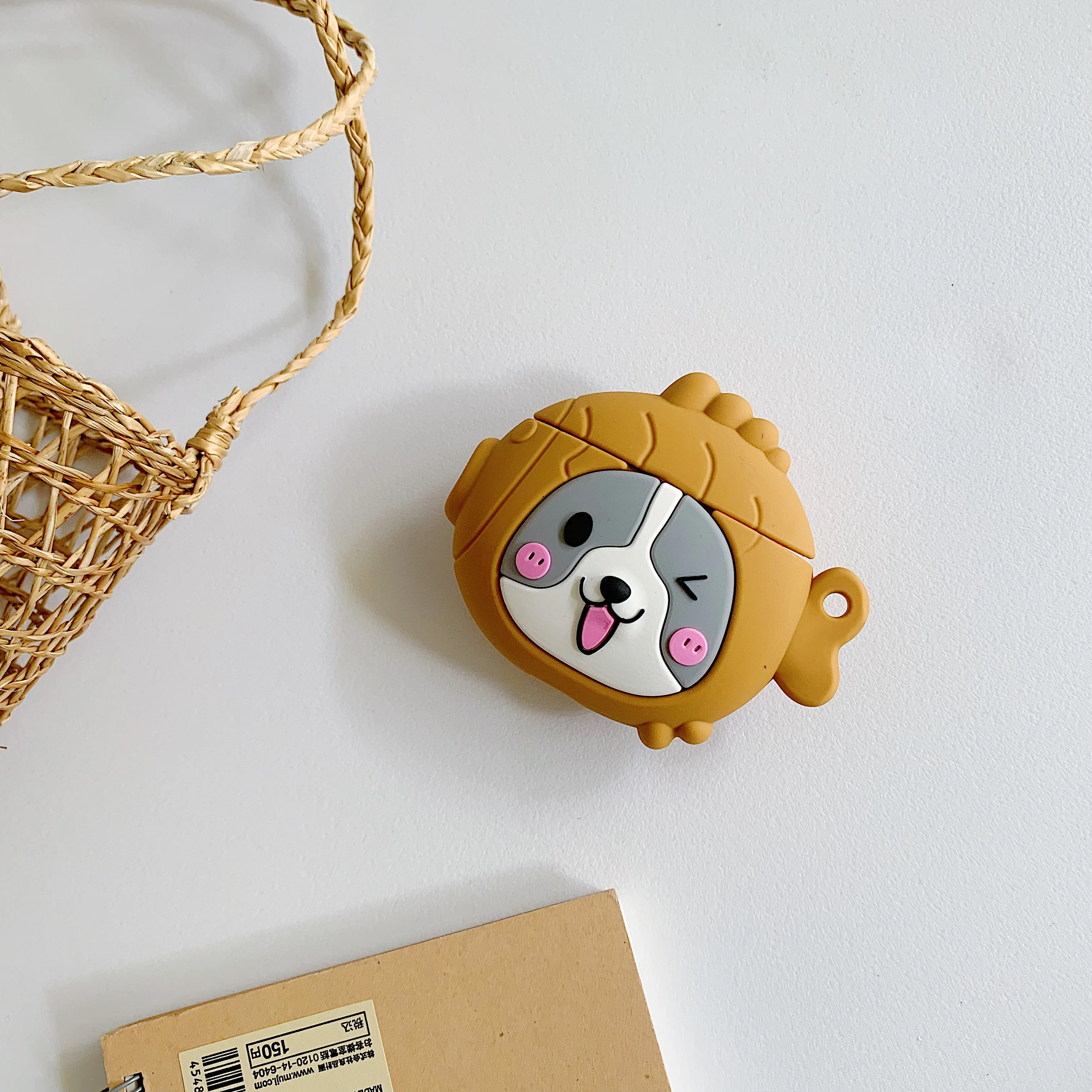 Для AirPod 2 Чехол 3D lover Обезьяна Животное Мультфильм Мягкие силиконовые