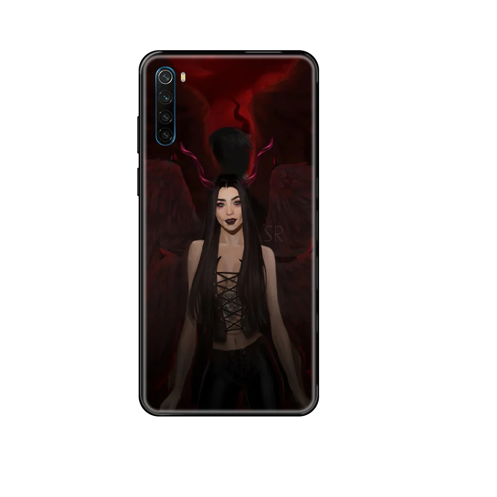 Романтический клубный чехол для телефона Xiaomi Redmi Note S2 4 5 6 7 8 A S X Plus Pro Черный