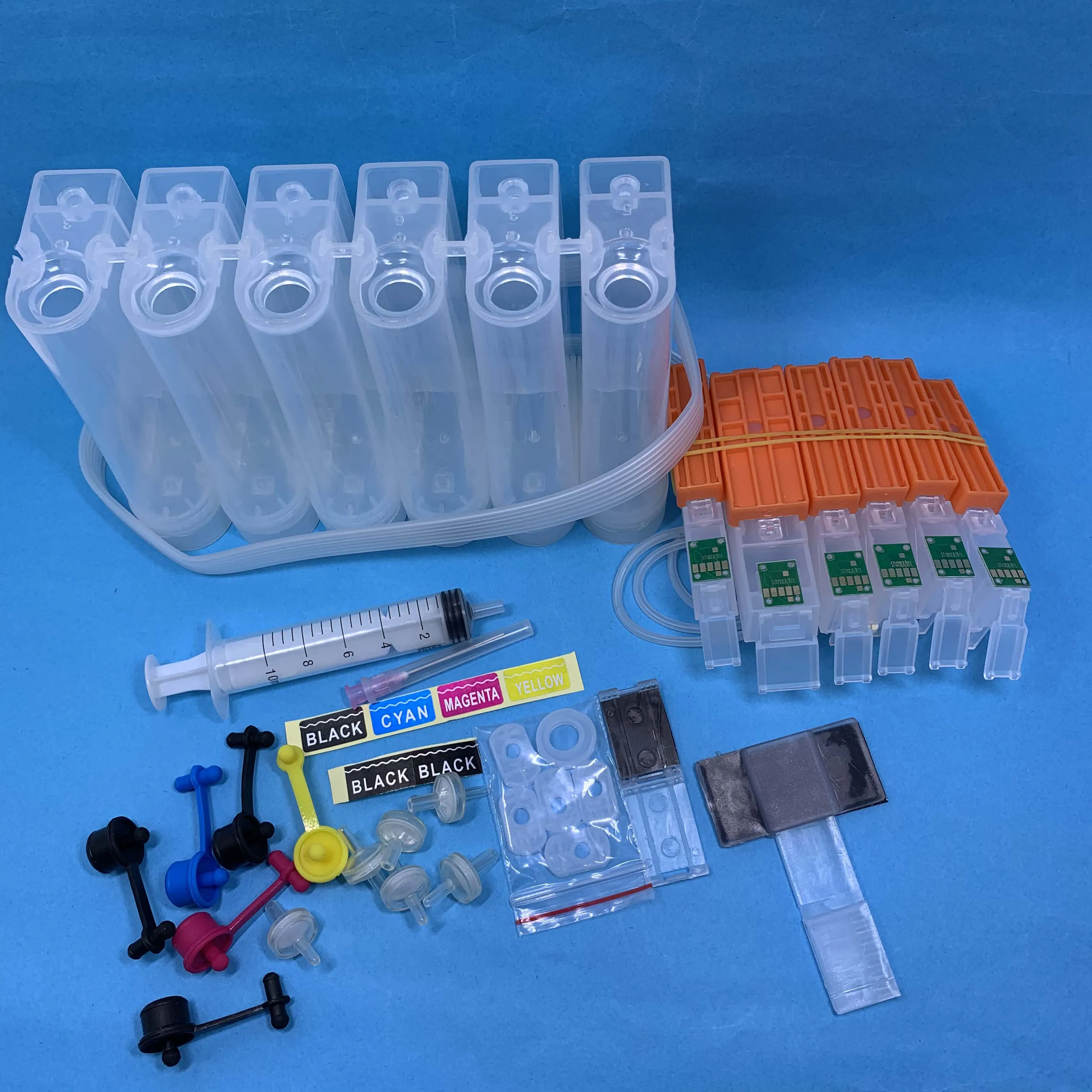YOTAT СНПЧ PGI-570XL чернильный картридж PGI-570 CLI-571 для Canon PIXMA MG7750 MG7751 MG7752 MG7753 TS9055 TS8050 8051 8052(Европа