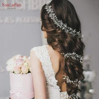 topqueen hp120 s wedding hair vine bridal hair accessories bridal headpiece handmade pearls and crystal beaded silver color