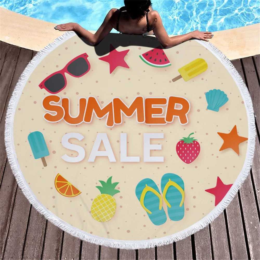 Мягкое пляжное полотенце оранжевый гиппокамп в форме сердца лимон микрофибра