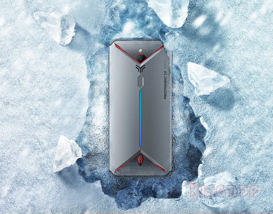 Глобальная версия, мобильный телефон zte nubia Red Magic 3 3S 8G/12G 128/256G 6,6" Snapdragon 855, фронтальный игровой телефон 48MP 5000mAh