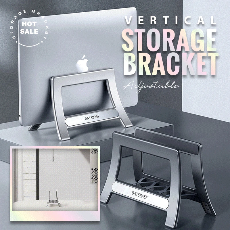 

Vertical Storage Bracket Plastic Vertical Laptop Stand for MacBook iPad Xiaomi Dell Samsung Gravity adjustment Desktop Holder