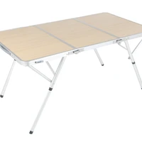 120cm3 folding small folding table height adjustable aluminum alloy outdoor camping barbecue tables