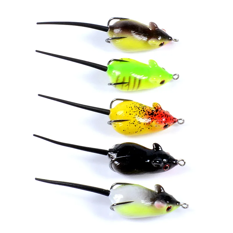 

Frog Type Fishing Lure Frog Propeller Foot Flippers Artificial Bait 8.2g/5.1cm Hot lures assorted 5colors minnow crank