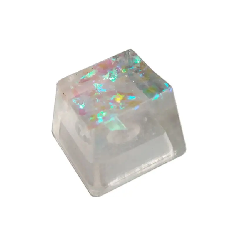 

Handmade Customized OEM R4 Profile Resin Keycap for Cherry MX Switches Mechanical Keyboard RGB Translucent Resin Keycap