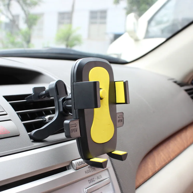 Car Mobile Phone Holder Mount Auto Air Vent Clip Mount Stand Cell phone GPS Support For iPhone Samsung Huawei XiaoMi Parts