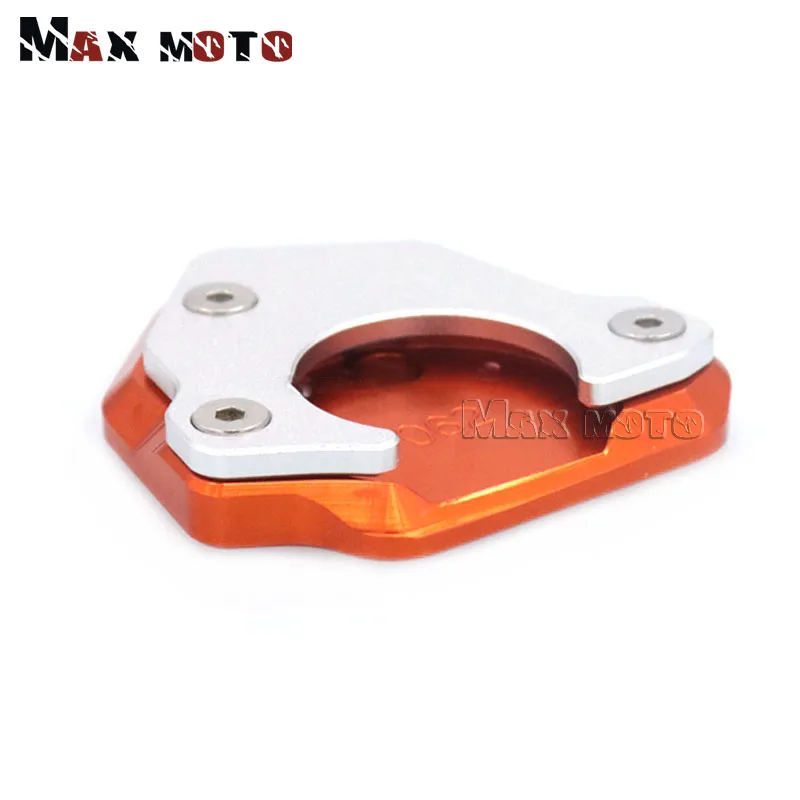 Motorcycle CNC Kickstand Foot Side Stand Extension Pad Support Plate For KTM DUKE 390 250 DUKE390 2017 2018 2019 2020 | Автомобили и