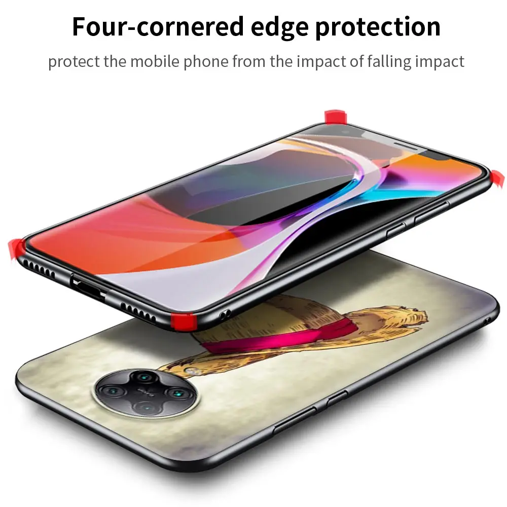 

One Piece Shockproof Cover for Xiaomi Mi 9T 9 10 CC9E 8 Note 10 Pro Lite Poco F1 X2 F2 M2 Phone Soft Case Shell