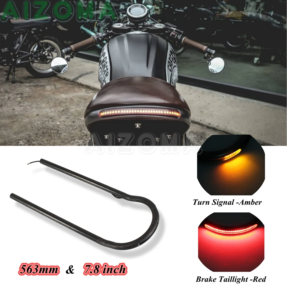 Универсальный обруч для заднего сиденья Cafe Racer 7/8 " со стальной рамой и