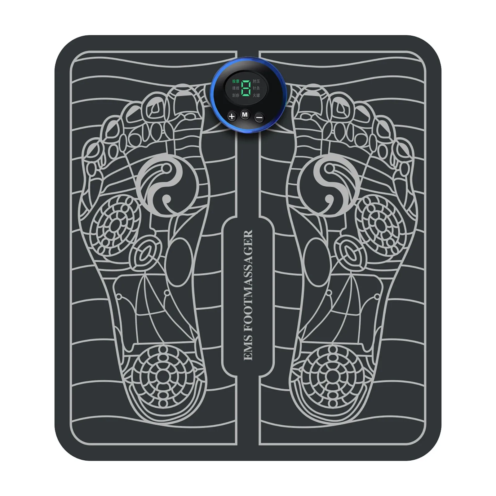 ABS Foot Massager Physiotherapy SBR Electric Massage Pad To Promote Blood Circulat Stimulator Unisex | Красота и здоровье
