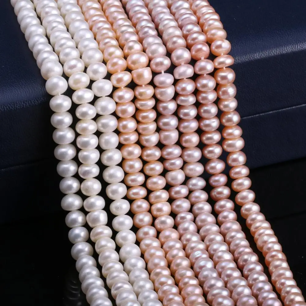 

Natural Freshwater Pearl High Quality Punch Loose Beads For Jewelry Making DIY Necklace Bracelet Earrings Anklet Accessory
