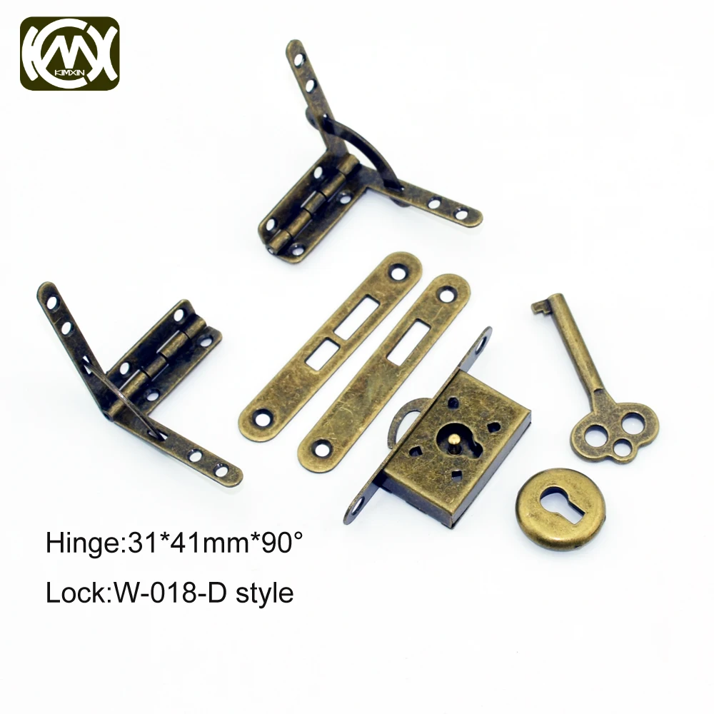 Бронзовая коробка для вина KIMXIN 1 набор (2 шарнира + замок) сбора корпус еды