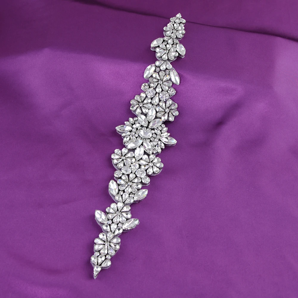 

TRiXY S325-S Rhinestone Wedding Belt Prom Dress Belt Elegant Wedding Accessories Bridal Belt Handmade Bridal Belt Girl Belt