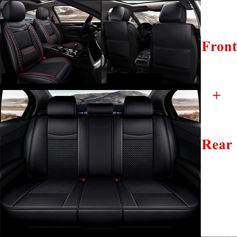 black standard Чехол автокресла для Mercedes Benz A B C w124 w245 w163 w140 w202 w201 w221 w203 w164 w205 w210 w212 w166 w204 w211 ML300 t202 t203 t210 - Название цвета: black standard