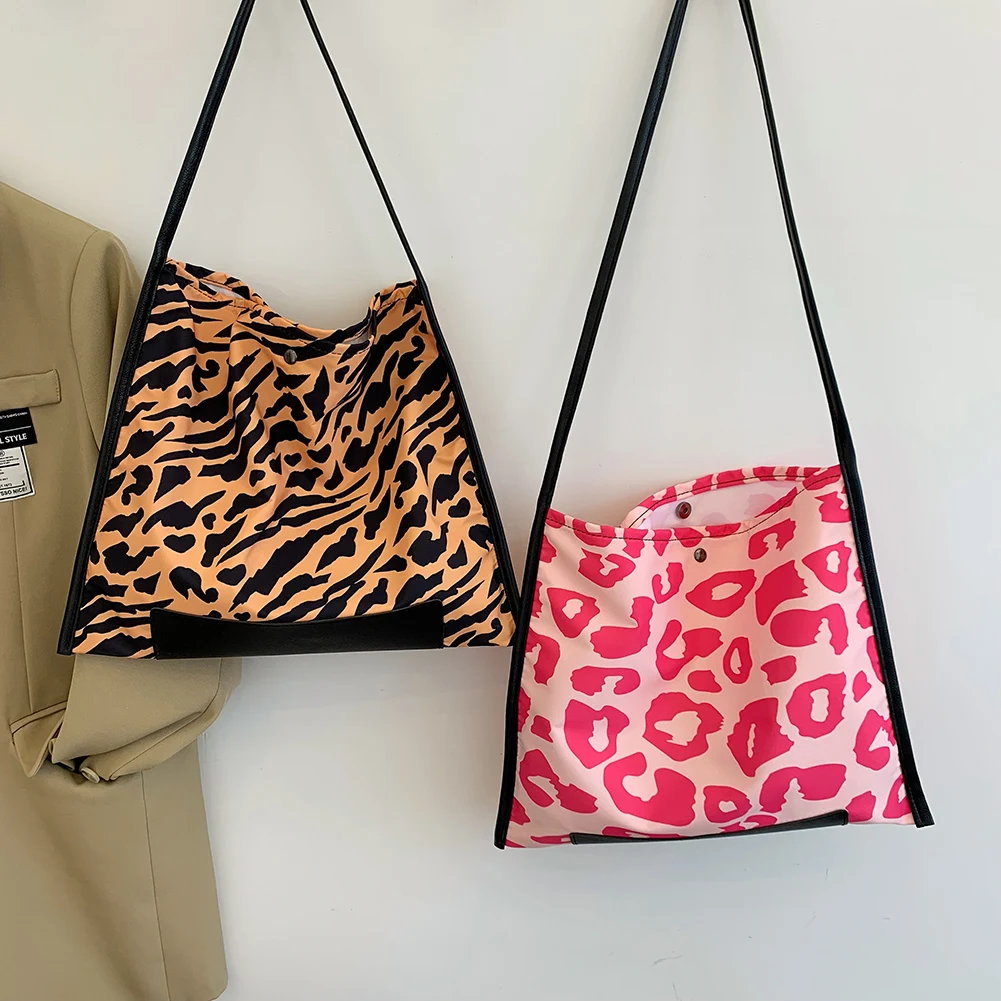 

Винтажная сумка для покупок на плечо с принтом животных, Женская Повседневная Вместительная женская Ретро сумка-тоут, сумки для покупок для...