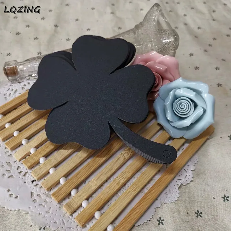 Новый стиль четыре листа клевера форма пустая закладка цена подвесные бирки