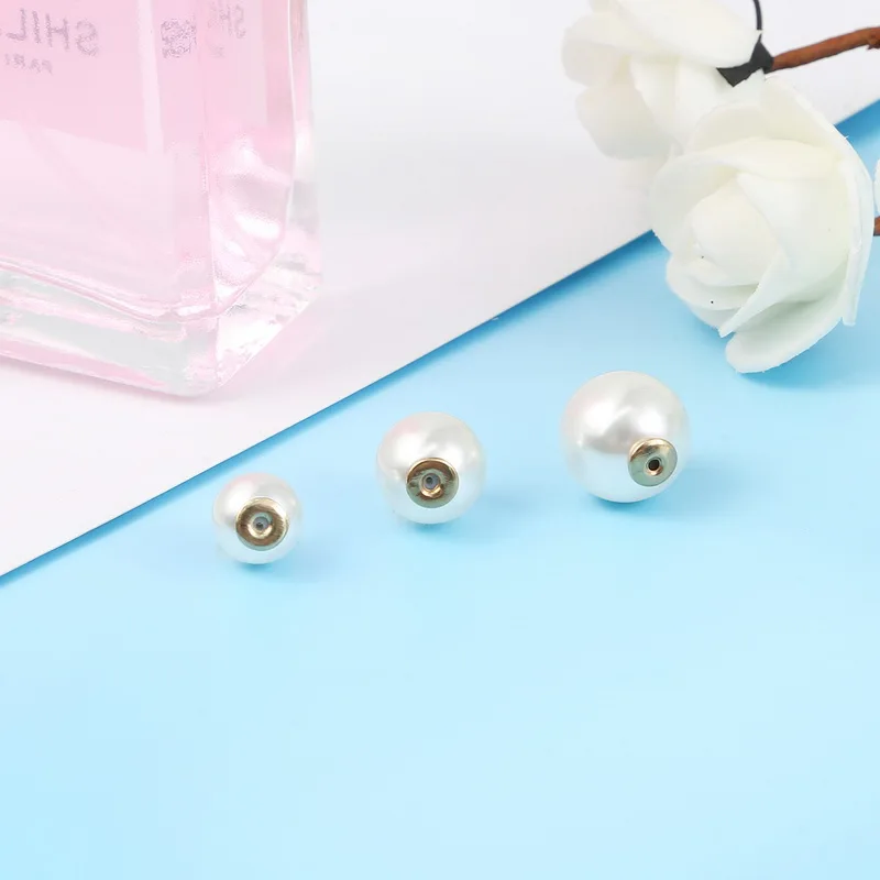 Белые жемчужные бусы украшение кулон из АБС-пластика слоновой кости гвоздики для