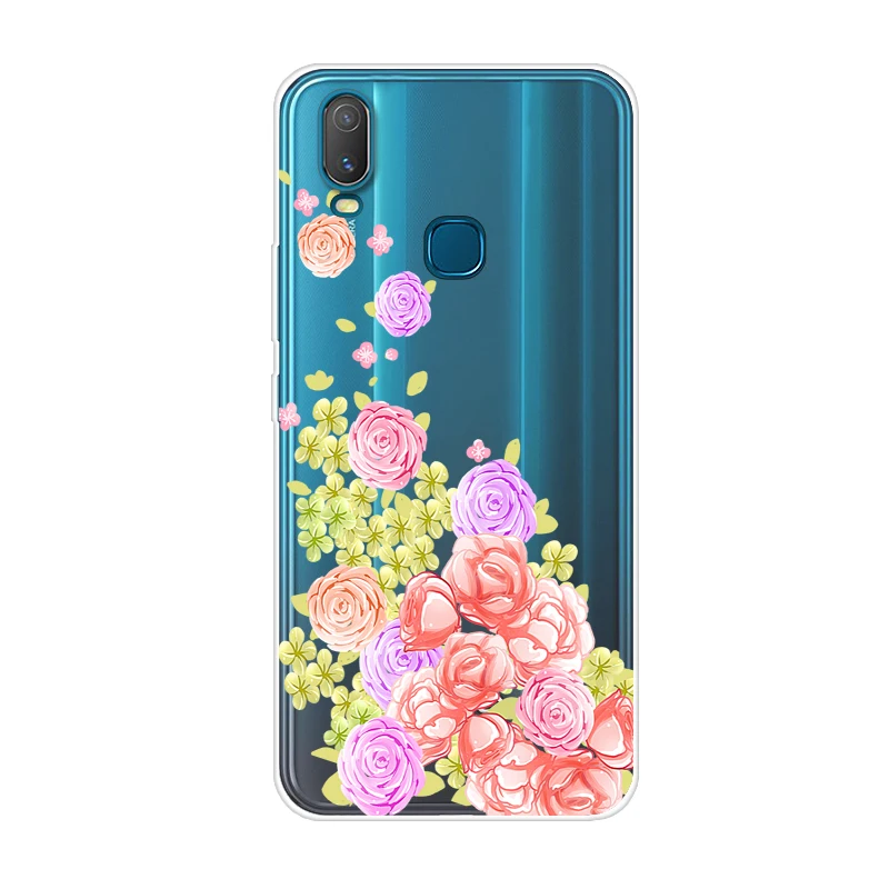 26 ДЛЯ Vivo Y11 чехол 6,35 ''тонкий мягкий силиконовый чехол s для Vivo Y11 Прозрачный чехол для VivoY11 Y 11 - Цвет: 26