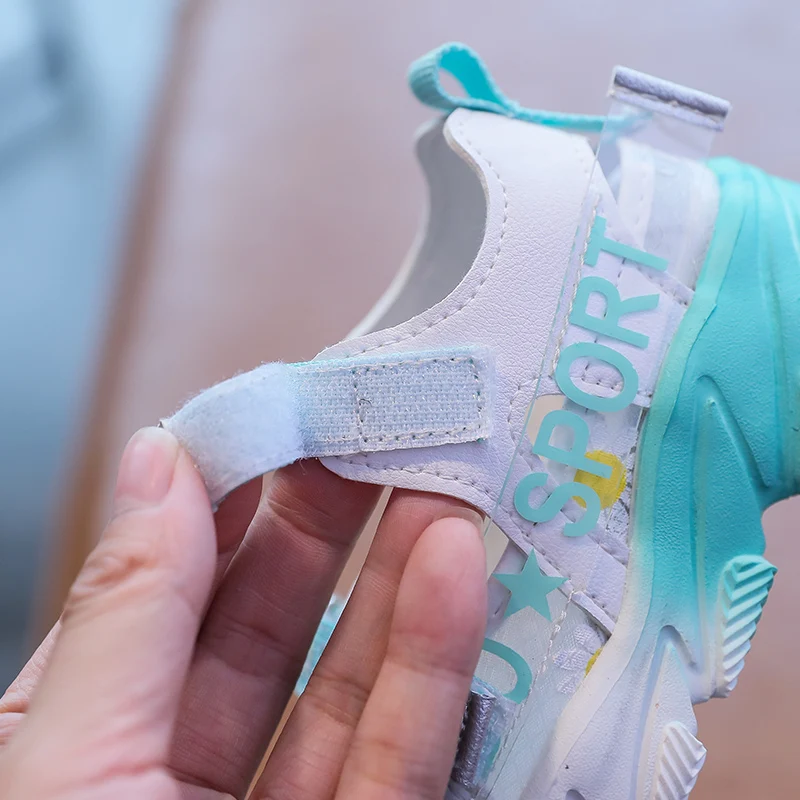 Сандалии для девочек новые корейские летние сандалии мальчиков детские сетчатые