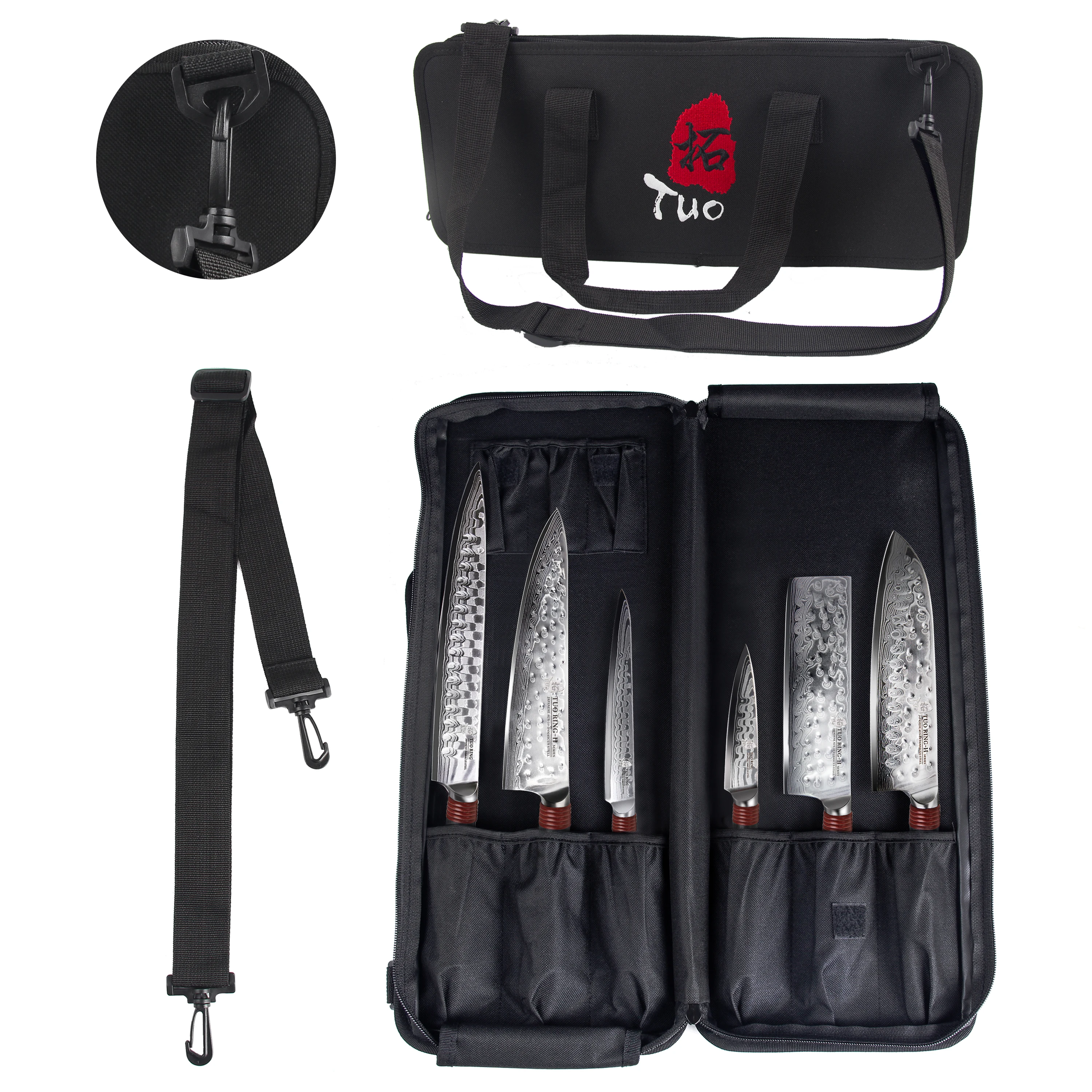 Сумка для ножей TUO шеф повара рулон мягких Чехол ножа прочная переноска Холщовый