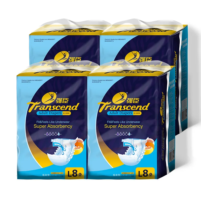 

Disposable Adult Diaper Incontinence diaper Adult nappy comfortable incontinence underwear abdl diapers for old people 8/16pcs