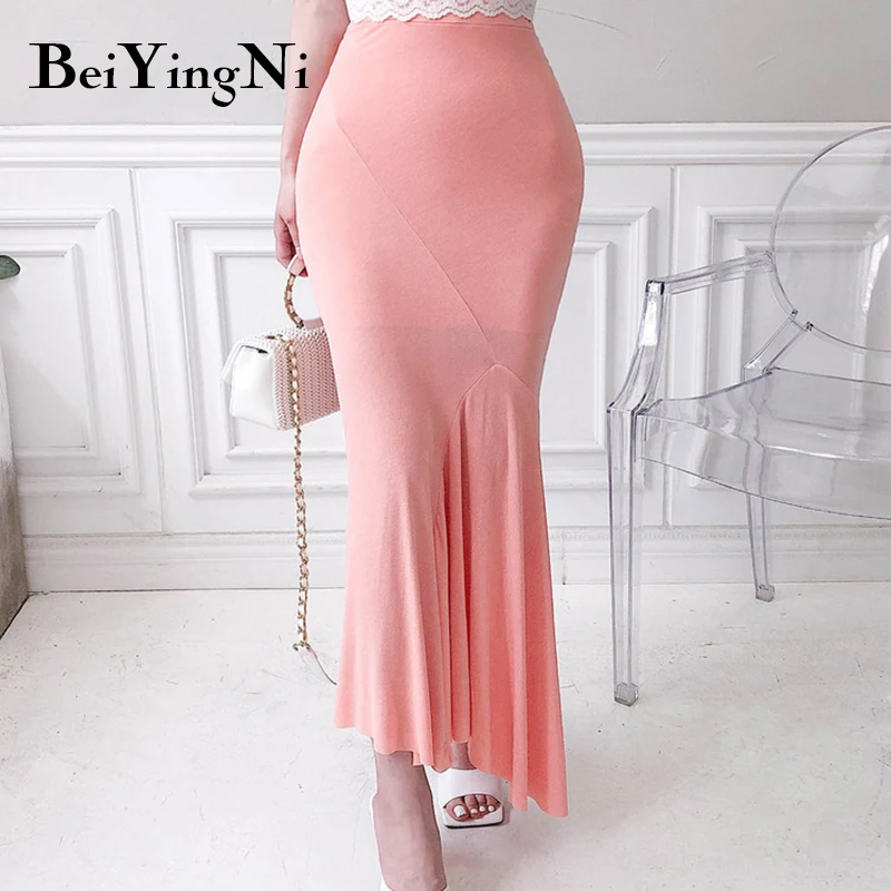 

Beiyingni Office Ladies Two Piece Set Lace Top Blouses Female Maxi Package Hip Skirts Women Suits Fashion Elegant Blusas Mujer