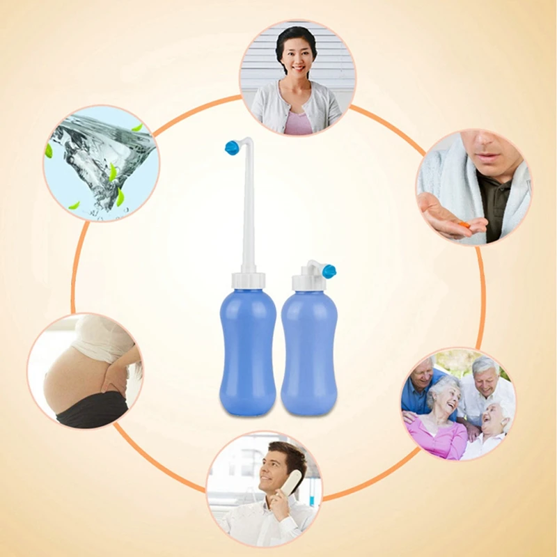 Portable Travel Hand Held Bidet Sprayer Personal Cleaner Hygiene Bottle Spray Washing Promotion | Обустройство дома
