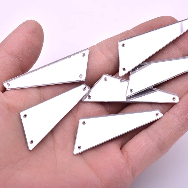 JUNAO микс форма шитье золото прозрачное зеркало стразы аппликация из страз