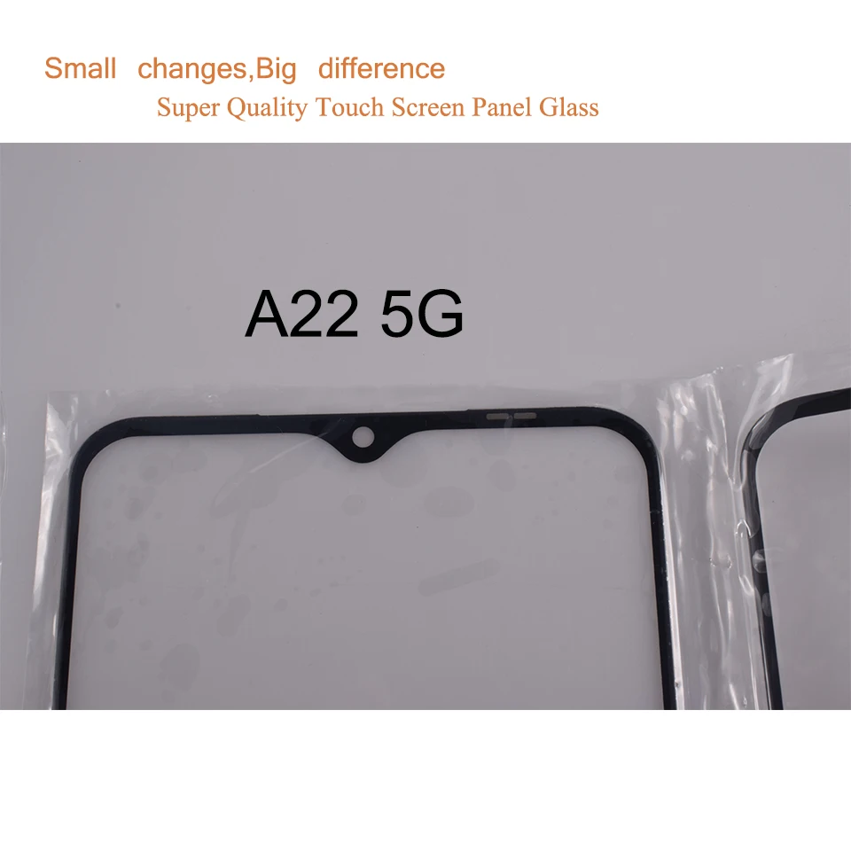 10 шт./лот для Samsung Galaxy A22 4G A225 сенсорный экран передняя внешняя стеклянная панель