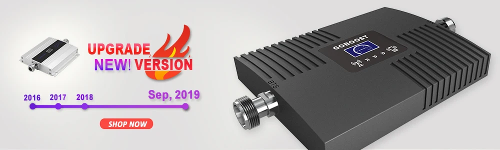 LTE 4G DCS 1800 МГц Усилитель сотового сигнала ЖК-дисплей Мобильный телефон усилитель сигнала повторитель Yagi+ штыревая антенна Коаксиальный кабель/