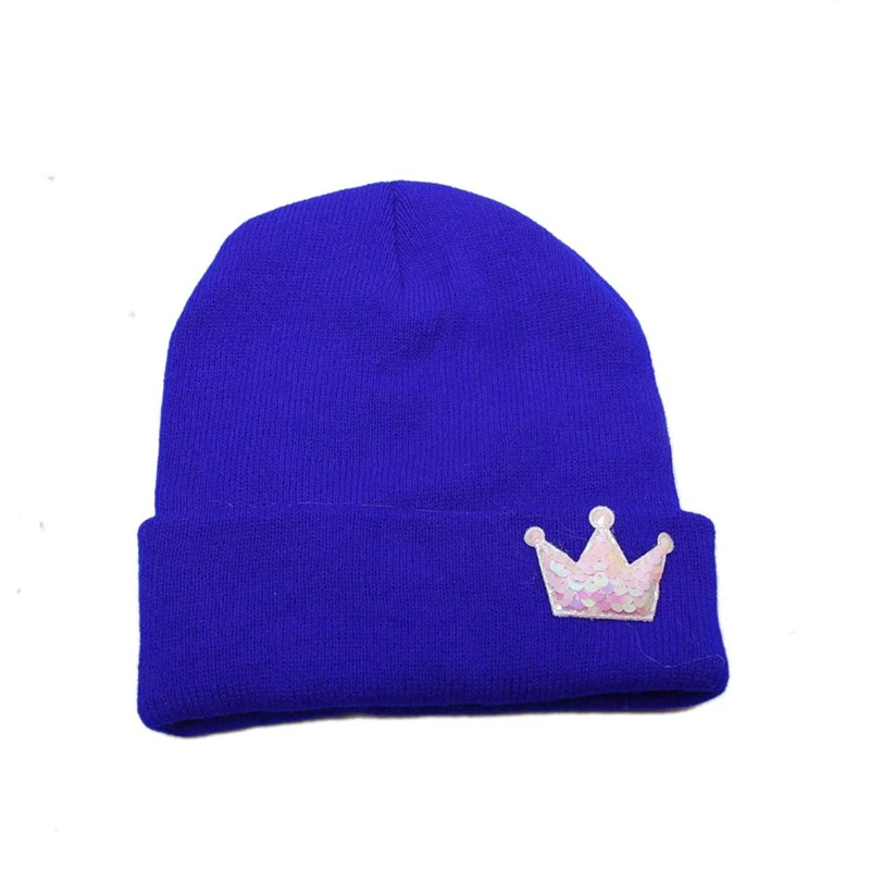 2019 модная шапка с блестками детские шапки для мальчиков и девочек зимние плотные