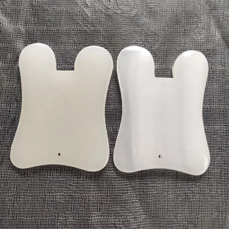 Комплект из 2 предметов афганская белого нефрита гуашь скребок уход за кожей лица