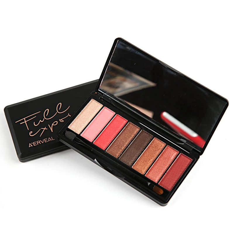 Палитра теней для век 8 цветов Тени грейпфрут земля цветение персика новичок