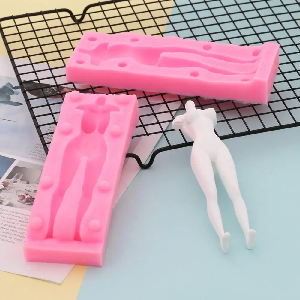 Кукла средства ухода за кожей 3D силиконовая форма для фонданов, шоколада для декорирования торта глины пресс-форма для мужские и женские DIY Инструменты для выпечки для свадьбы
