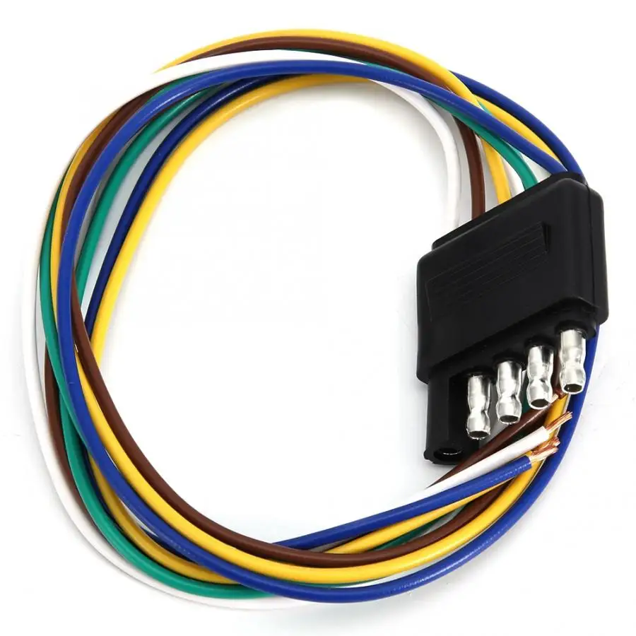 5 Pin Плоский разъем Способ жгут проводов для автоприцепа переходник с удлинителем