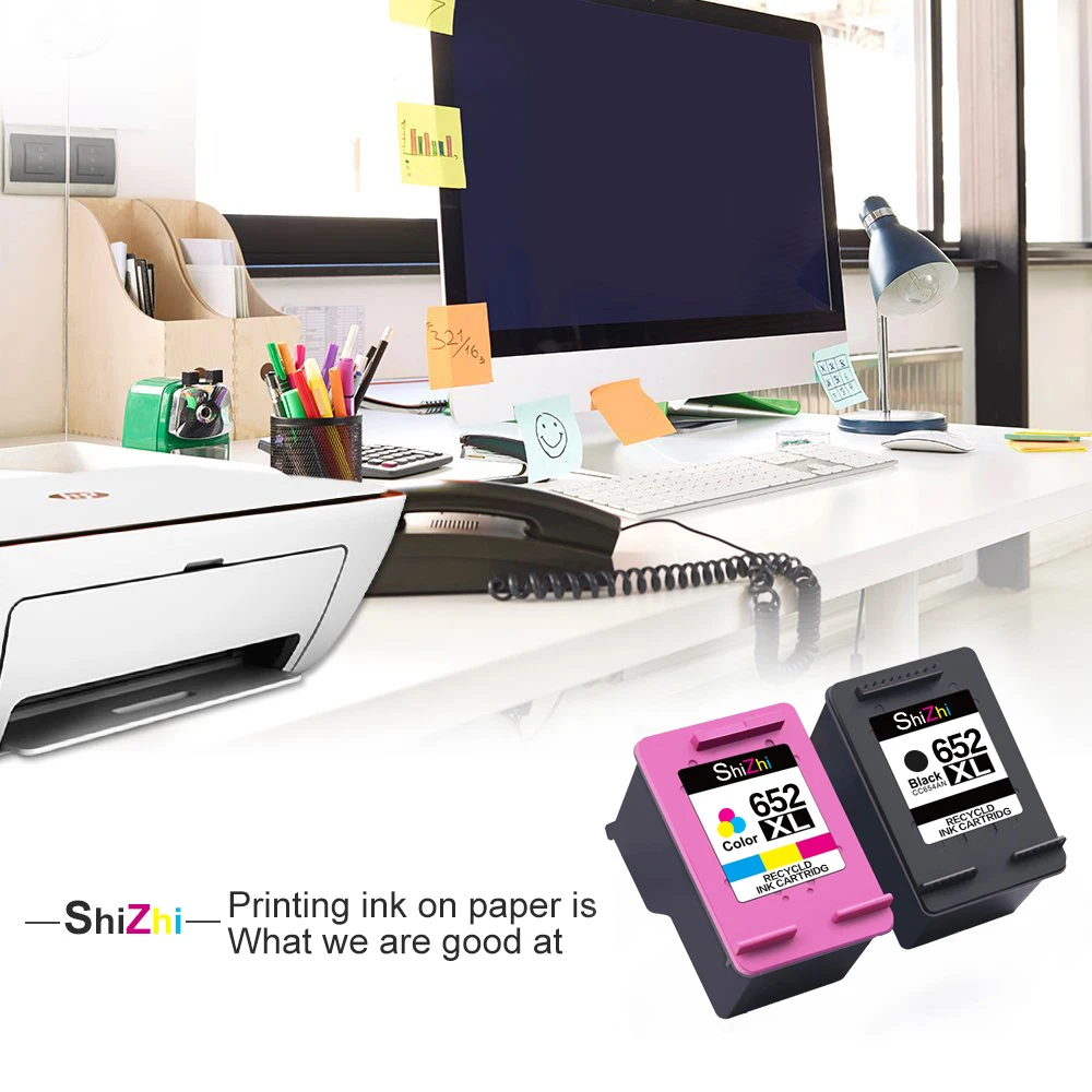 Чернильный картридж SHIJUN совместимый с принтером HP 652 652XL Deskjet 1115 1118 2135 2136 2138 3635 3636