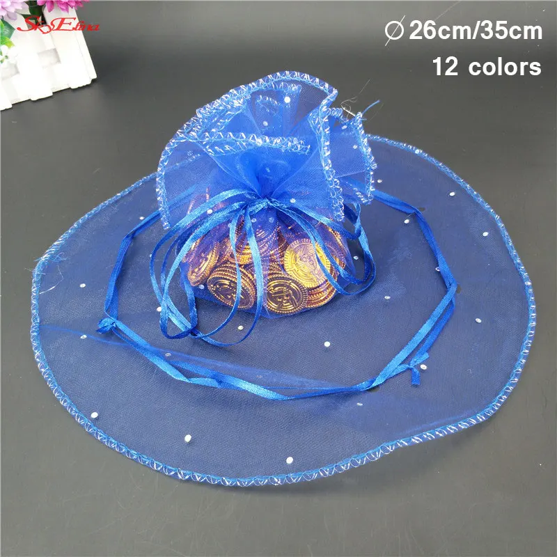 Round Jewelry Packing 10pcs/lot Multi-colors Drawable Organza Bags Wedding Birthday Candy Gift &amp Pouches 7Zsh836/838 | Дом и сад